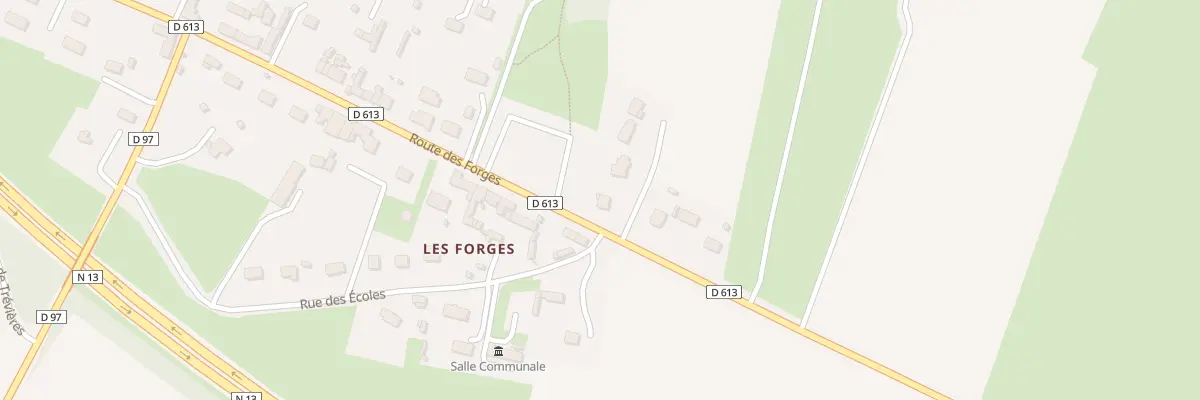 Plan du 5 Rte des Forges à Mosles