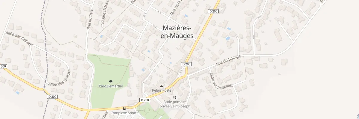 Plan du 37 Rue de la forêt à Mazières-en-Mauges