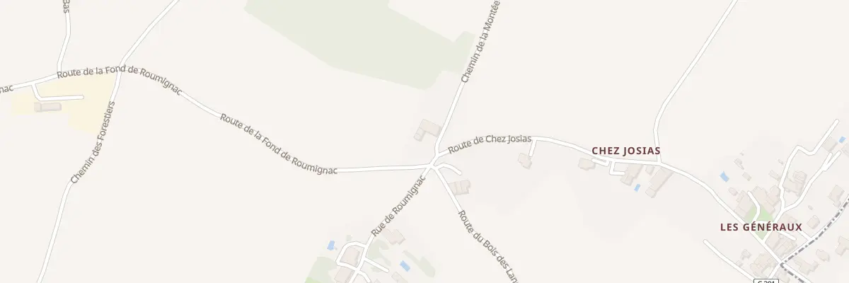 Plan du 1 Che de la Montée à Cozes