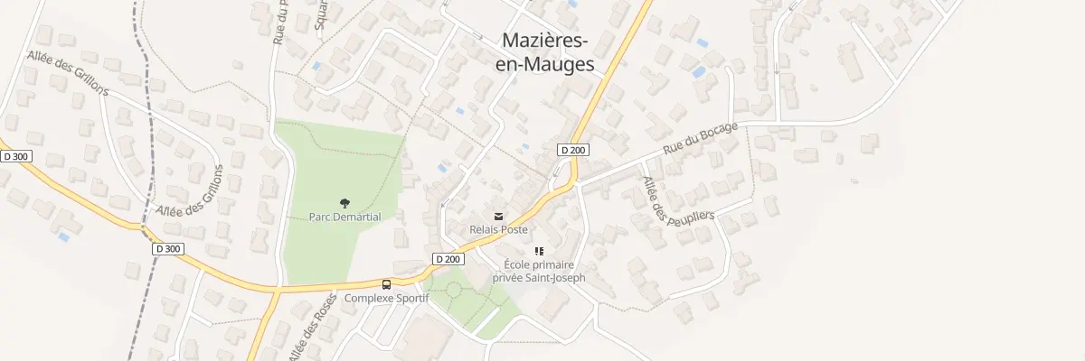 Plan du 25 Rue de la forêt à Mazières-en-Mauges