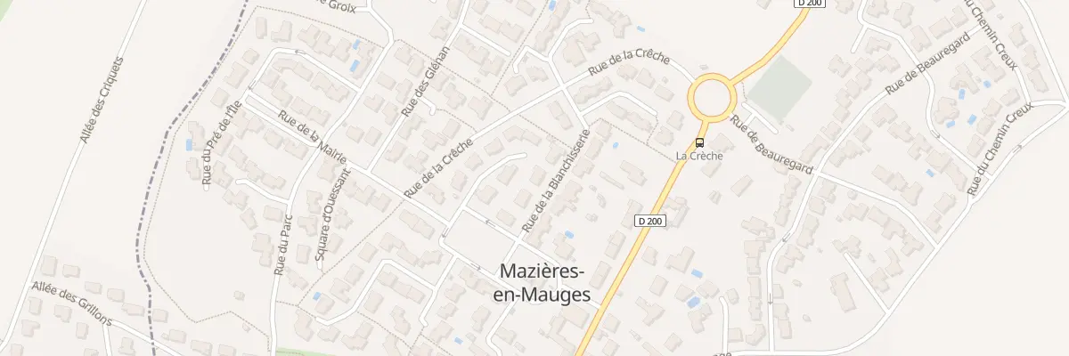 Plan du 8 Rue de la blanchisserie à Mazières-en-Mauges