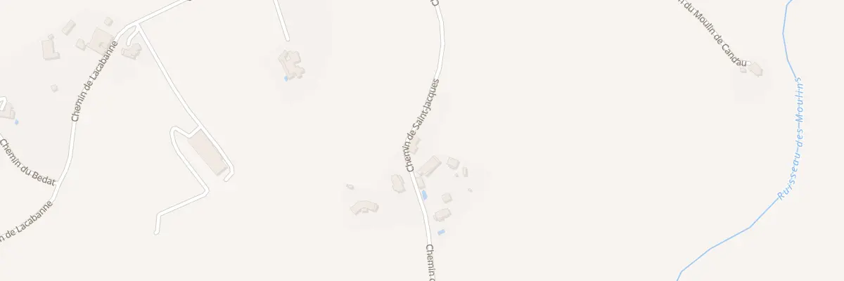 Plan du 545 Che de Saint Jacques à Lanneplaà