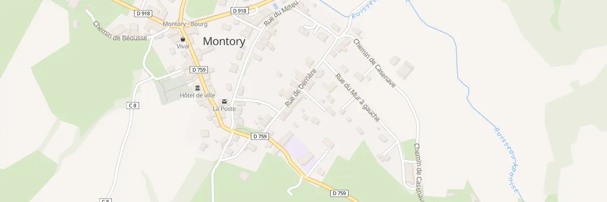 Plan du 5217 Au Village à Montory