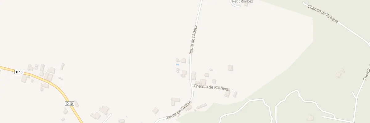 Plan du 409 Rte de l’Adour à Poyanne