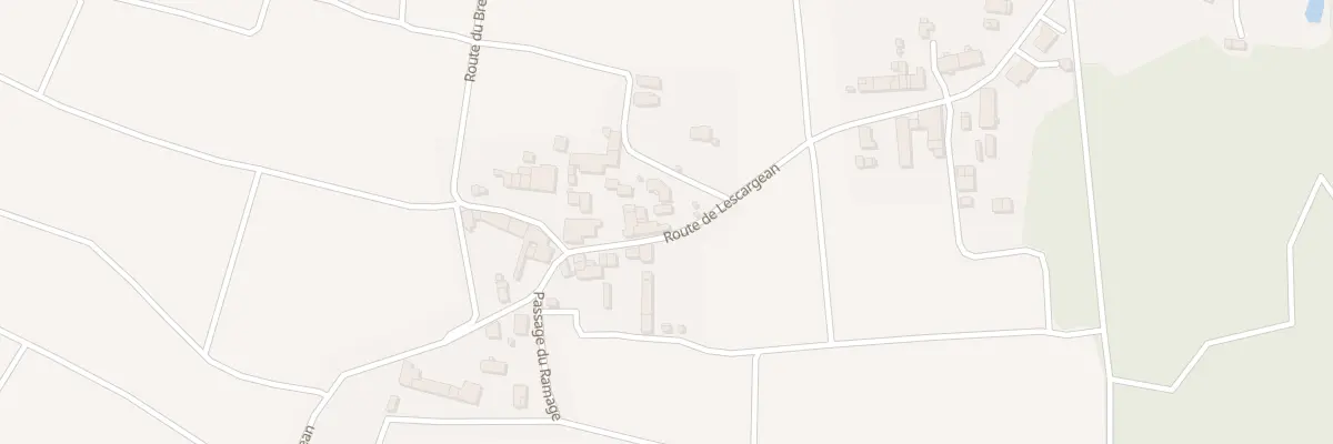 Plan du 13 Rte de Lescargean à Saint-Sauveur