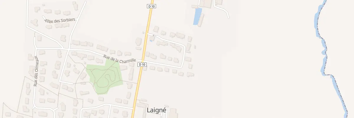 Plan du 9 Rue du Petit Sapin à Prée-d’Anjou