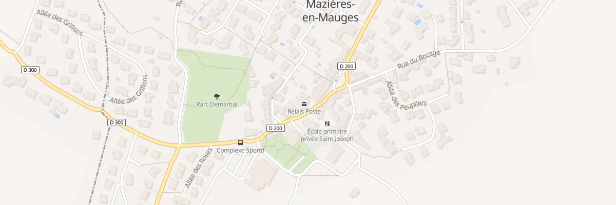 Plan du 13 Rue de la forêt à Mazières-en-Mauges
