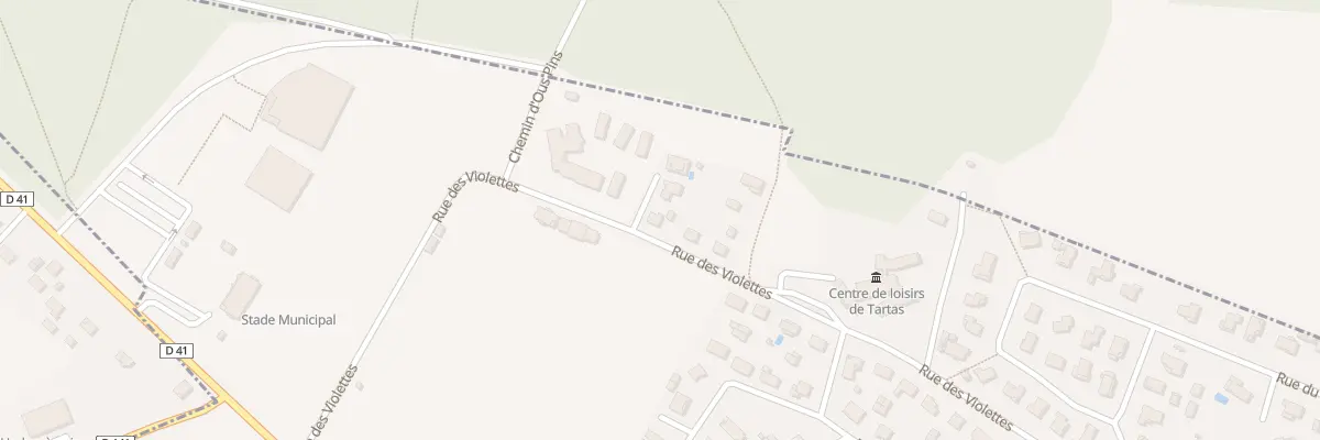 Plan du 682 Rue des Violettes à Tartas