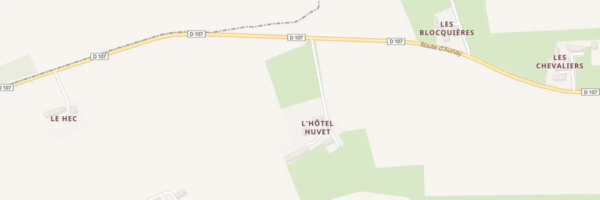 Plan du 5044 Hotel Huvet aux Loges
