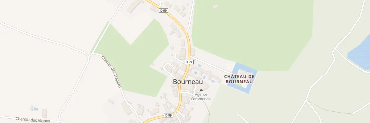 Plan du 13 Rue du château à Bourneau