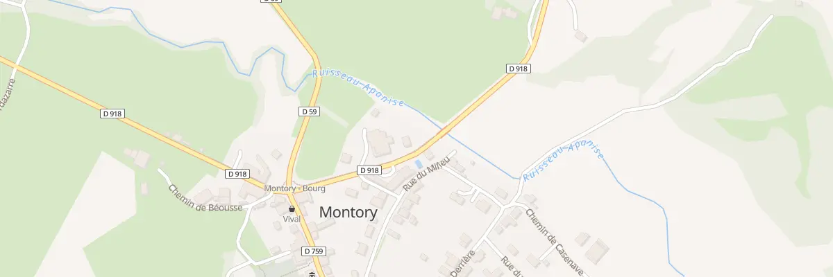 Plan du 5780 Paris à Montory