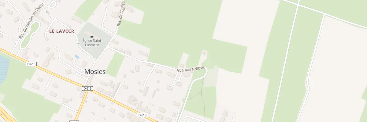 Plan du 13 Rue aux Prêtres à Mosles