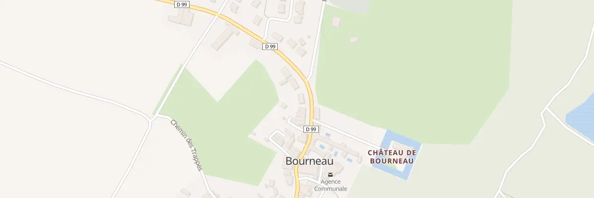 Plan du 21 Rue du château à Bourneau
