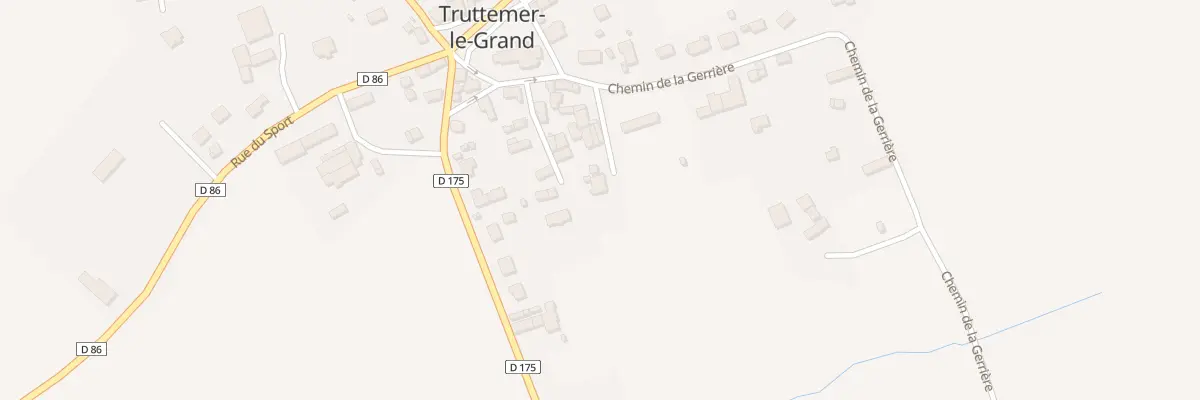 Plan du 2 Che de la Gerriere - Truttemer à Vire Normandie