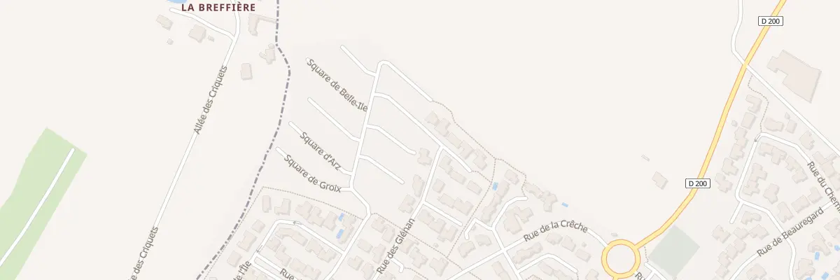 Plan du 15 Rue des glénan à Mazières-en-Mauges