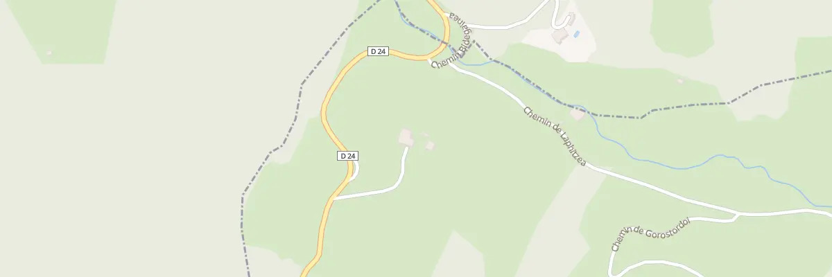 Plan du 250 Che d’Ollaoki à Barcus