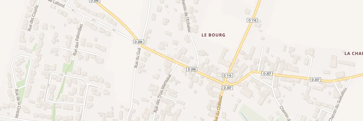 Plan du 10 Rue Chante Merle à Benon