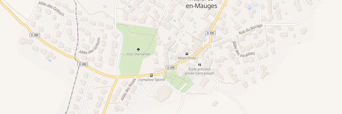 Plan du 2 Pl René Halbert à Mazières-en-Mauges