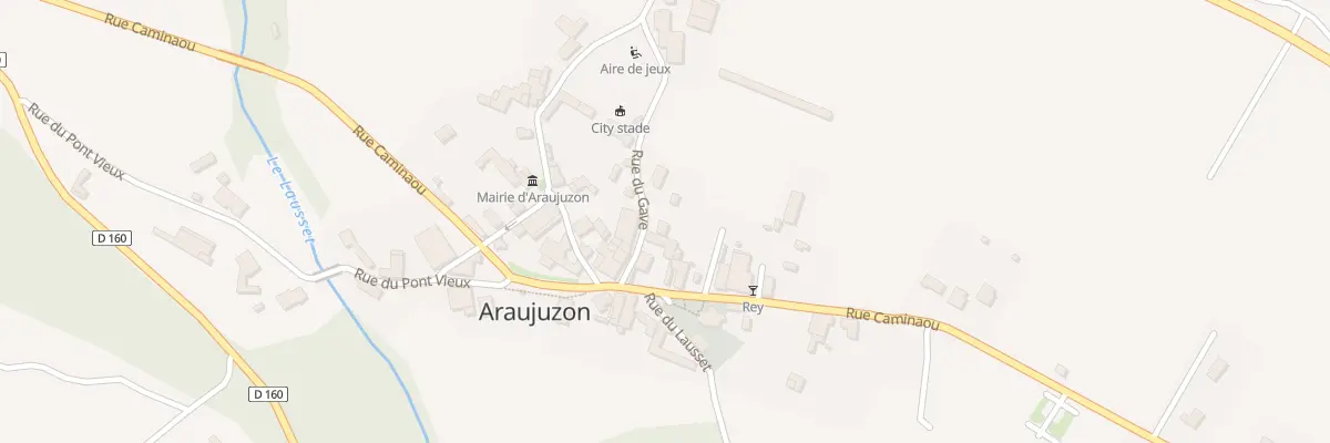 Plan du 5 Rue du Gave à Araujuzon