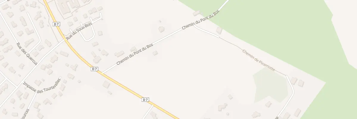 Plan du 153 Che du Pont du Bos à Pomarez