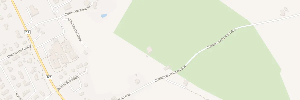 Plan du 307 Che du Pont du Bos à Pomarez