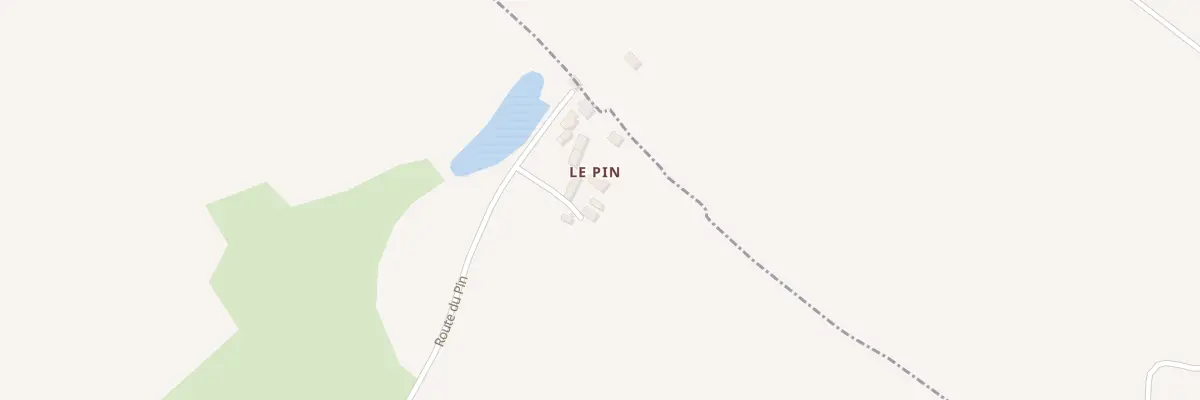 Plan du 1268 Rte du Pin à Saint-Germain-le-Guillaume