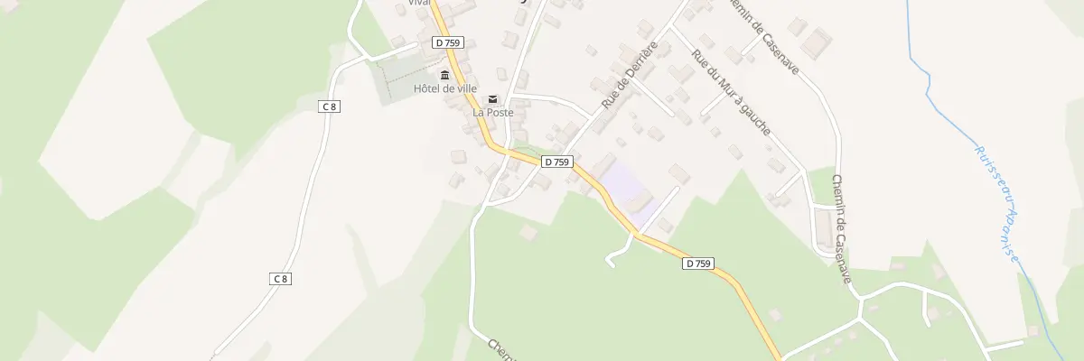 Plan du 5064 Au Village à Montory
