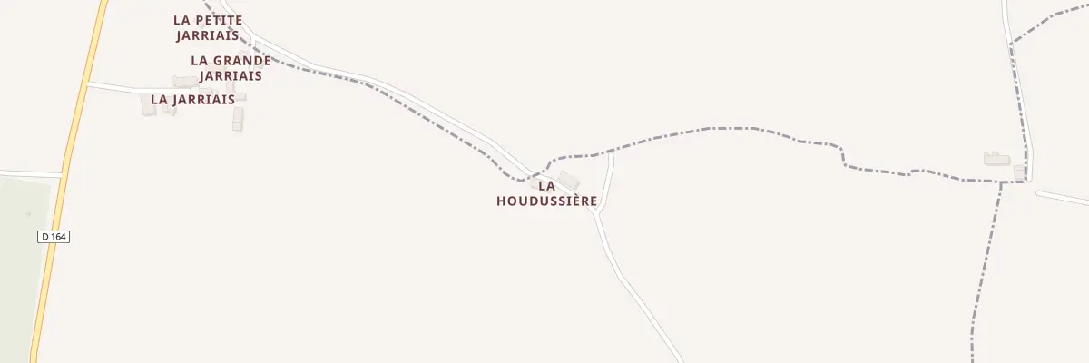 Plan du 1 La Houdussiere à Colombiers-du-Plessis