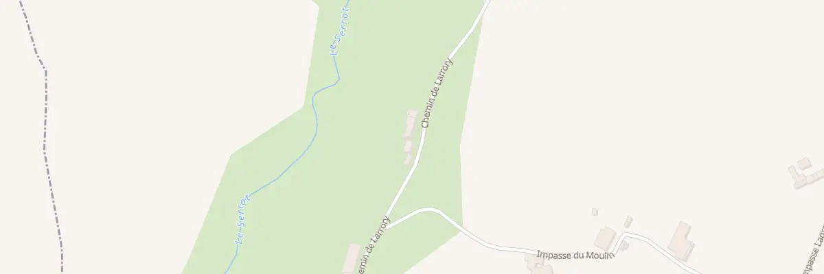 Plan du 2 Che de Larrory à Angous