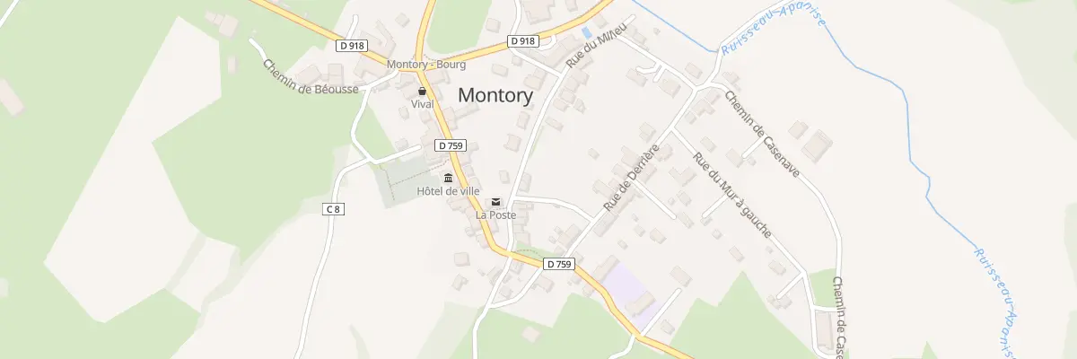Plan du 80 Rue du Milieu à Montory