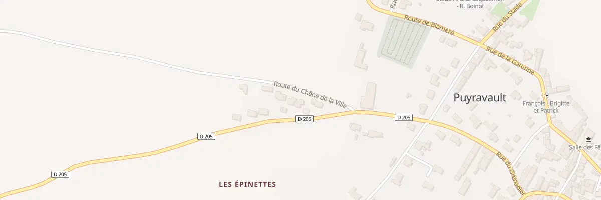 Plan du 3 Rte du Chêne de la Ville à Puyravault