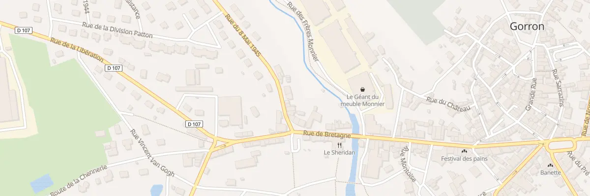 Plan du 10A Rue du Huit Mai 1945 à Gorron