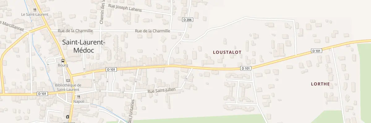 Plan du 43 Rue Marc Bourguedieu à Saint-Laurent-Médoc