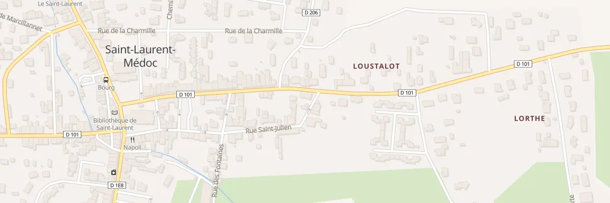 Plan du 38 Rue Marc Bourguedieu à Saint-Laurent-Médoc