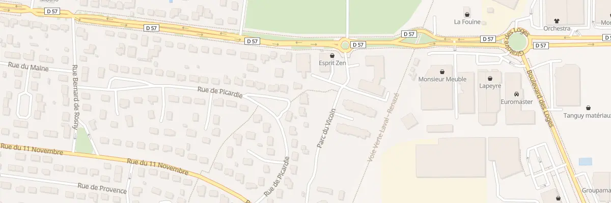 Plan du 63 Rue de Picardie à Saint-Berthevin
