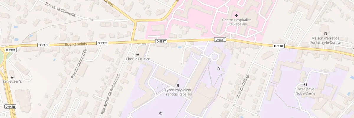 Plan du 53 Rue rabelais à Fontenay-le-Comte