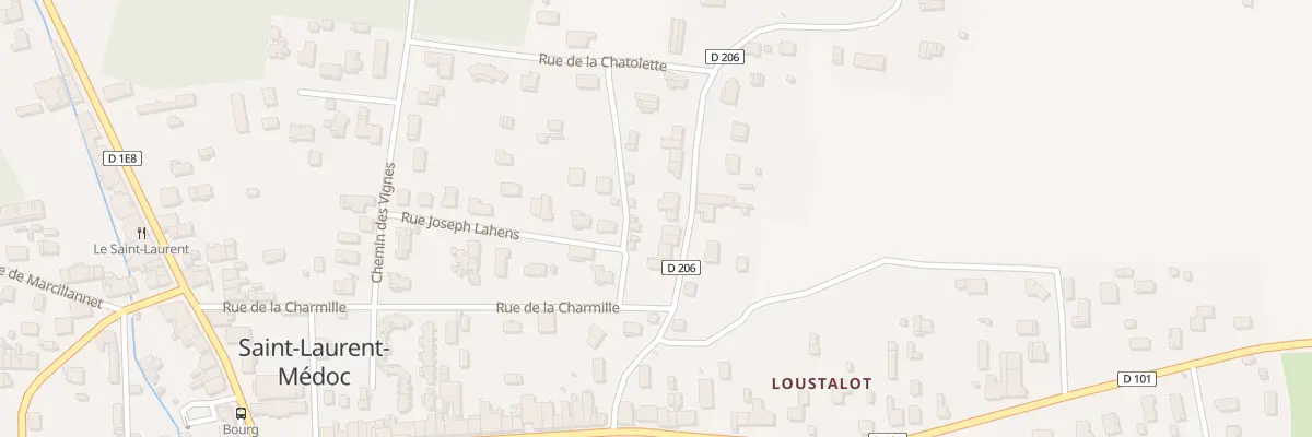 Plan du 17 Rue Georges Mandel à Saint-Laurent-Médoc