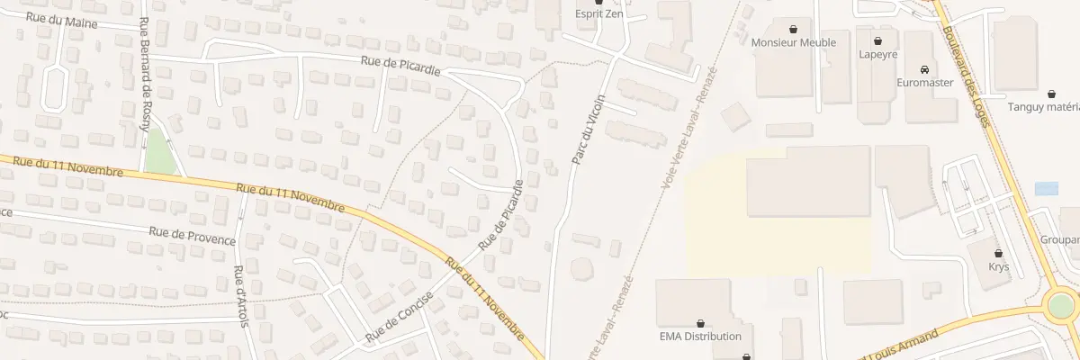Plan du 83 Rue de Picardie à Saint-Berthevin