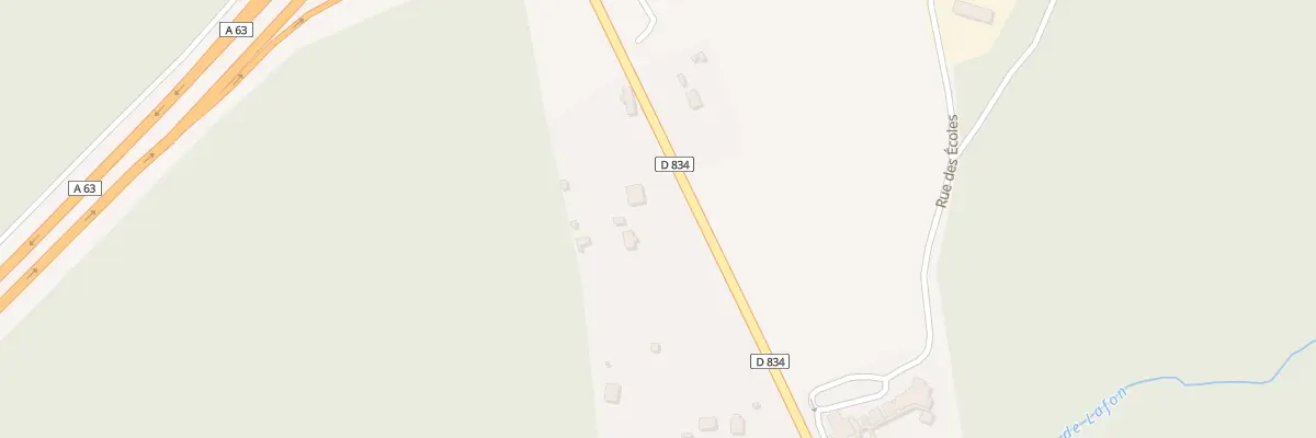 Plan du 2 Rte de Mont de Marsan à Saugnac-et-Muret