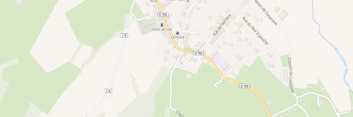Plan du 5029 Au Village à Montory