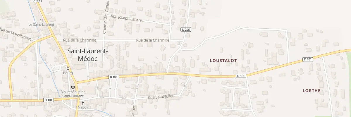 Plan du 4 Rue Georges Mandel à Saint-Laurent-Médoc