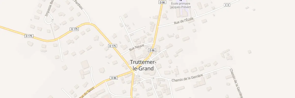 Plan du 1 Rue de l’Amiral Latham - Trutt à Vire Normandie