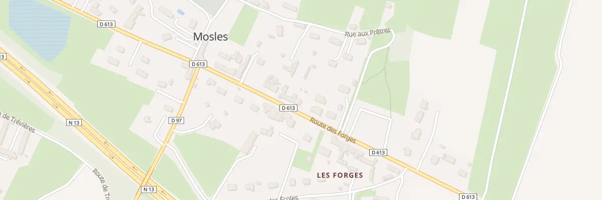 Plan du 17 Rte des Forges à Mosles