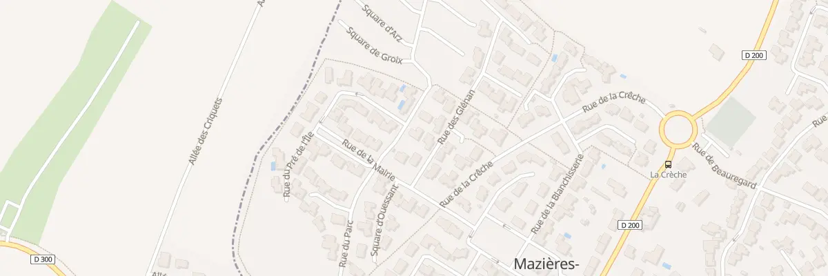 Plan du 3 Rue du parc à Mazières-en-Mauges