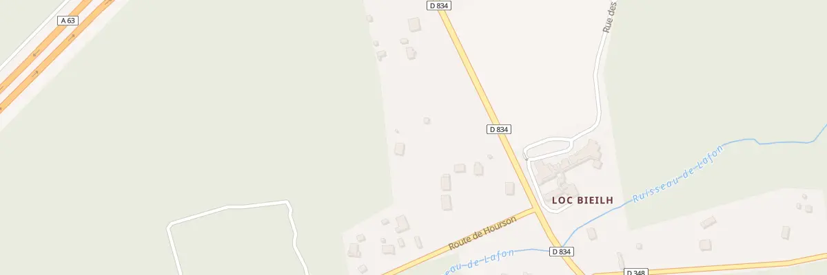 Plan du 6 Rte de Mont de Marsan à Saugnac-et-Muret