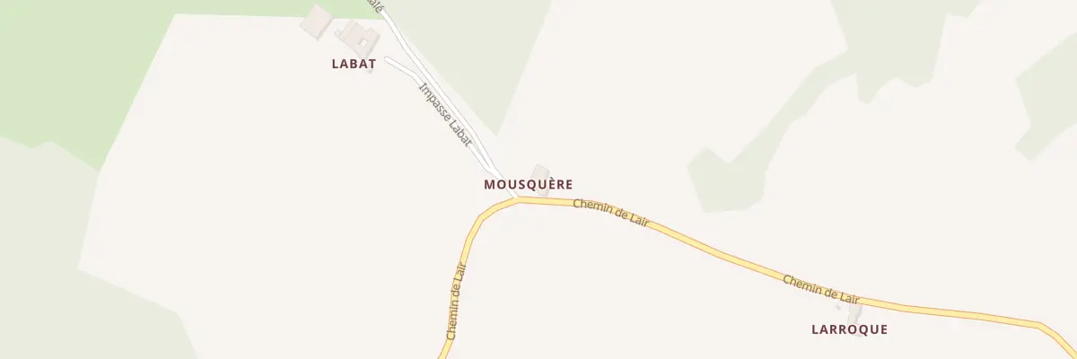 Plan du 5016 Mousquere à Castetbon