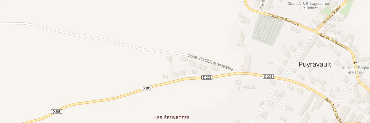 Plan du 7 Rte du Chêne de la Ville à Puyravault