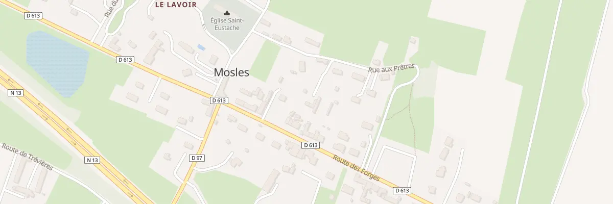Plan du 27 Rte des Forges à Mosles