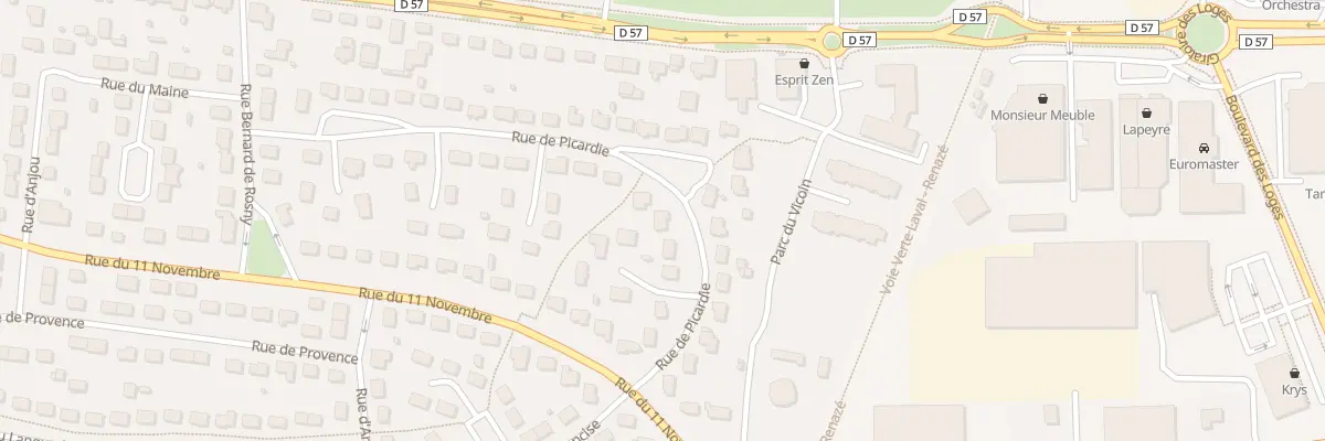 Plan du 48 Rue de Picardie à Saint-Berthevin