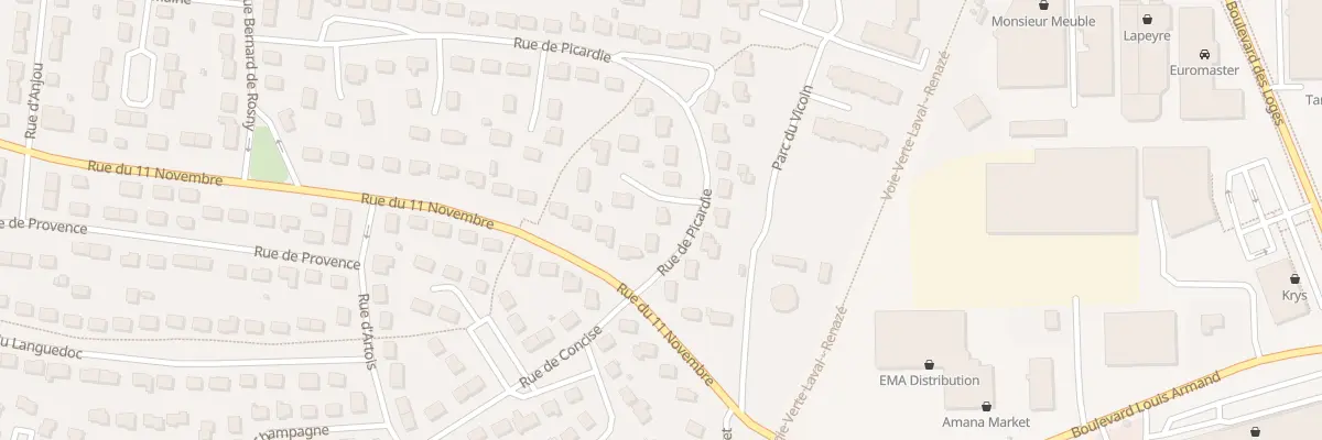Plan du 60 Rue de Picardie à Saint-Berthevin